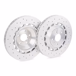 BREMBO Brake disc AUDI: A3 Sportback, A3 Saloon 34mm 5 perforated/vented, two-part brake disc Coated High-carbon 09.D174.33 8V0615301B,8V0615301C