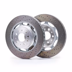 BREMBO Brake disc 32mm 5 internally vented, slotted/perforated, two-part brake disc Coated High-carbon 09.A299.43 257141 Brake rotor, Brake discs