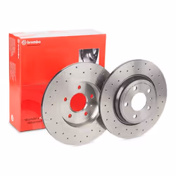 Brake disc; BREMBO; 300 12 5 solid, Perforated Coated; for AUDI, VW; 80A615601, 80A615601B, 8W0615601C, 8W0615601H, 8WD615601