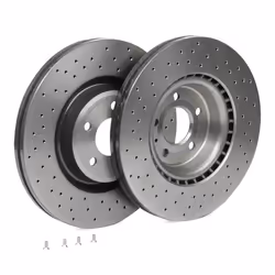 BREMBO Brake disc AUDI: A5 B8 Convertible, A5 B8 Sportback, A6 C7 Saloon, PORSCHE: Macan 30mm 5 perforated/vented Coated High-carbon 09.B970.1X