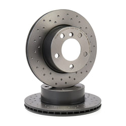 BREMBO Brake disc BMW: 1 Hatchback, 2 Coupe, 2 Convertible 22mm 5 perforated/vented Coated High-carbon 09.9750.2X 34116792215 Brake rotor, Brake discs