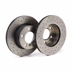 BREMBO Brake disc BMW: 1 Hatchback, 2 Coupe, 2 Convertible 22mm 5 perforated/vented Coated High-carbon 09.9750.2X 34116792215 Brake rotor, Brake discs