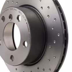 BREMBO Brake disc BMW: 1 Hatchback, 2 Coupe, 2 Convertible 22mm 5 perforated/vented Coated High-carbon 09.9750.2X 34116792215 Brake rotor, Brake discs - Additional view 4