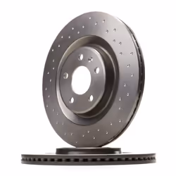 Brake disc; BREMBO; 330 22 5 perforated/vented Coated High-carbon; for AUDI, PORSCHE, VOLKSWAGEN, VW; 4H0615601D, 4H0615601H, ...