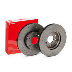 BREMBO Brake disc FORD: FOCUS 3, C-Max 2, FOCUS 3 Turnier, VOLVO: V40 Hatchback, S40 II, C30 25mm 5 perforated/vented Coated High-carbon 09.A905.1X