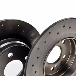BREMBO Brake disc MERCEDES-BENZ: E-Class Coupe, C-Class Saloon, C-Class Coupe 10mm 5 solid, Perforated Coated High-carbon 08.A612.4X 2044230612