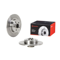 BREMBO Brake disc RENAULT: CLIO 3, MEGANE 2 11mm 5 solid 08.9558.17 8200471520,8200736267 Brake rotor, Brake discs, Brake rotors