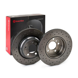 BREMBO Brake disc BMW: 4 Gran Coupe, 3 Saloon, 3 Touring 20mm 5 perforated/vented Coated High-carbon 09.C117.1X 34216792233,34216864899 Brake rotor