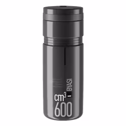 Elite Byasi, 600 ml, Bicycle, Black, Plastic, Monochromatic, 7.4 cm