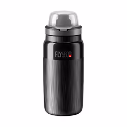 Elite Fly MTB 550ml Bottle (Black  Tex) - Lightweight  High-Performance Mountain Bike Bottle