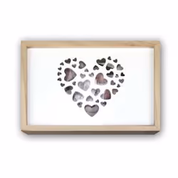 ZEP LOVE BOX USB, Storage box, White, Wood, Rectangular, Wood, Monochromatic, 275 mm