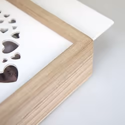 ZEP LOVE BOX USB Storage box Rectangular Wood White, Wood