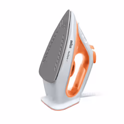Braun TexStyle 1 SI1009OR Steam iron Non-stick soleplate 1900 W Orange, White - Additional view 2