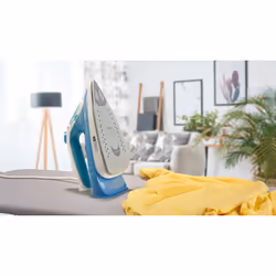 Braun FI 3144 BL Dry & Steam iron Ceramic soleplate 2400 W Blue - Additional view 4