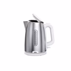 Braun WK 1500 electric kettle 1.7 L 2200 W Stainless steel, White