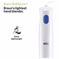 Braun MultiQuick 1 Hand Blender With 600ml Beaker 450W - White - Additional view 5
