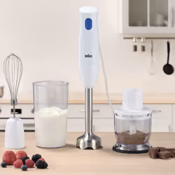 Braun MultiQuick 1 MQ10.202M WH 0.6 L Immersion blender 450 W Stainless steel, White - Additional view 4