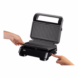 Braun SM5006 sandwich maker 800 W Black, Silver