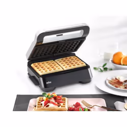 Braun SM5006 sandwich maker 800 W Black, Silver - Additional view 4