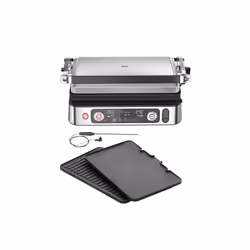 Braun 0X17900007, Black, Stainless steel, Stainless steel, Rectangular, Buttons, Rotary, Grate + Griddle, 851 cm²