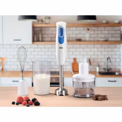 Braun MultiQuick 2 MQ20236MWH 0.5 L Immersion blender 600 W Blue, White - Additional view 4