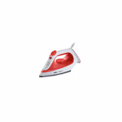TexStyle 1 SI1019RD, Steam Iron, Non-Stick Coating, Thermostat, 25g/min in Turbo Mode, 220ml Water Tank, 1900W, Red/White