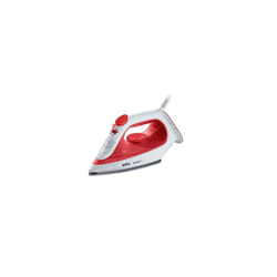 TexStyle 1 SI1019RD, Steam Iron, Non-Stick Coating, Thermostat, 25g/min in Turbo Mode, 220ml Water Tank, 1900W, Red/White