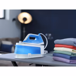 Braun IS1012BL steam ironing station 2200 W Aluminium soleplate Blue - Additional view 4