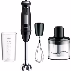 Braun MultiQuick 5 MQ55236M Hand Blender - 1000W Power, 25 Speed Settings - Black
