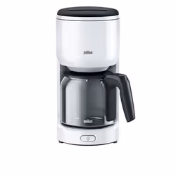 Braun KF 3100, Drip coffee maker, 1000 W, White