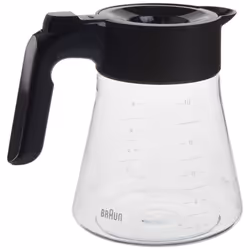 Braun BRSC008 MultiServe Coffee Machine 10 cup Replacement Carafe Black