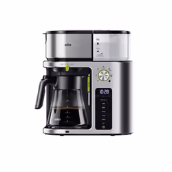 Braun MultiServe KF 9170 SI, Drip coffee maker, 1750 W, Black, Stainless steel