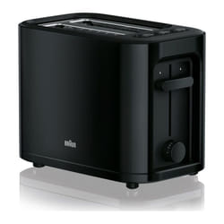 BRAUN Series 3 PurEase HT3000.BK 2-Slice Toaster - Black, Braun