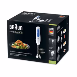 Braun MQ 3025 Spaghetti 600 L Immersion blender 700 W Blue, White - Additional view 7