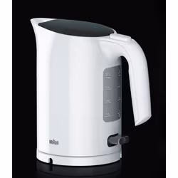 Braun WK 3110 WH, 1.7 L, 3000 W, White, Water level indicator, Cordless