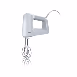 Braun MultiMix HM 3000 WH, Hand mixer, White, Stainless steel, 450 W