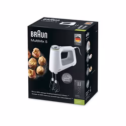 Braun HM 5000 WH Hand mixer 700 W Grey, White - Additional view 4