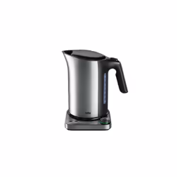 Braun WK 5115, 1.7 L, 3000 W, Black, Silver, Stainless steel, Adjustable thermostat, Water level indicator