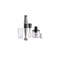 Braun MultiQuick 9 MQ 9135XI, Immersion blender, 0.6 L, Pulse function, Ice crushing, 1200 W, Black, Stainless steel
