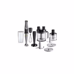 Braun MultiQuick 9 MQ 9187XLI, Immersion blender, 0.6 L, Pulse function, Ice crushing, 1200 W, Black, Stainless steel