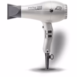 Parlux 385 Powerlight Silver, 79 m³/h, Silver, Monochromatic, Hanging loop, 3.3 m, 2150 W