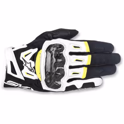 Alpinestars 3567717-125-L, Motorcycling, Adult, Male, Black, White, Yellow, L, Black, White, Yellow Fluorescent