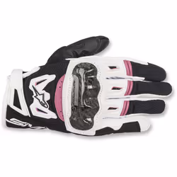 Alpinestars 3517717-1239-M, Motorcycling, Adult, Male, Black, Fuchsia, White, M, Black, White, Fuchsia