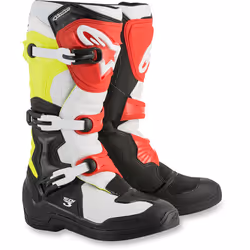 Alpinestars 2013018-1053-16, Male, Adult, Black, Red, White, Yellow, Black, White, Yellow Fluorescent, Red