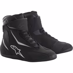 Alpinestars Fastback 2 Drystar Motorcycle Shoes, black-white, Size 40 41 for Men