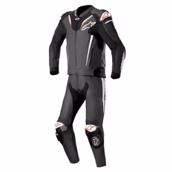 Alpinestars Atem V3 Two Piece Leather Suit White / Black - 58