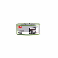 Professional Masking Tape 2060, Rough Surfaces, Green - 1 Roll 48 mm x 50 m - Tape Protects Surfaces and Removes Easily, Roug ...