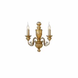 Ideal Lux DORA AP2, Surfaced, 2 bulb(s), E14, IP20, Gold