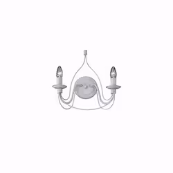 Ideal Lux CORTE AP2, Surfaced, 2 bulb(s), E14, IP20, White