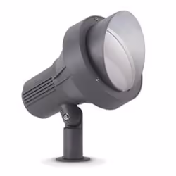 Ideal Lux Terra PT1 Big, Outdoor ground lighting, Anthracite, Aluminium, Glass, IP67, Garage, Transparent